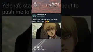 Yelena Scary face 💀 | Aot Season 4 Episode 18