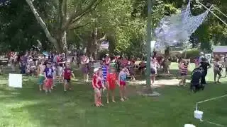 Joshua's Giant Bubbles Canada Day 2016 at Lake Side Park, Nelson BC. The bubble river