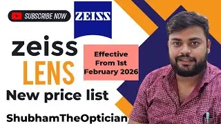 ZEISS New Price List 2026 | 1 February 2026 Se Lagu | Zeiss Lens Latest Rates India#pricelist #zeiss