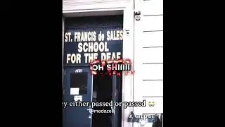 Fire alarm in a deaf school