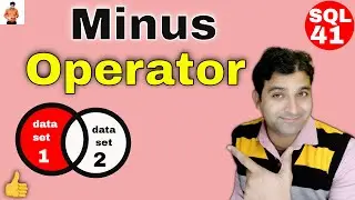 Minus Operator in Oracle sql