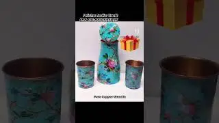 Prisha India Craft || Pure Copper Utensils || DM +91-9810595095 Corporate Gift Items #copperutensils
