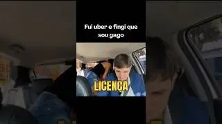 FUI UBER E FINGI QUE SOU GAGO #shorts #thiagosemt