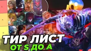 ТИР ЛИСТ для СОЛО РАНГА от S до A | МОБАЙЛ ЛЕГЕНДС MOBILE LEGENDS