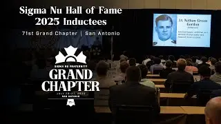 Brothers Gordon, McDonald, and Miller are inducted into the 2025 Sigma Nu Hall of Fame