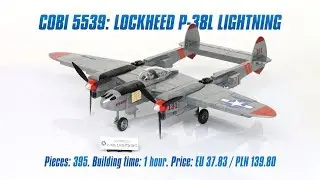 [COBI 5539] Lockheed P-38 Lightning review & speed build