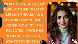 MY OWN MOTHER TREATED ME LIKE THRASH. TODAY I'M PAYING HER HOSPITAL BILLS. NOW, SHE'S SORRY.