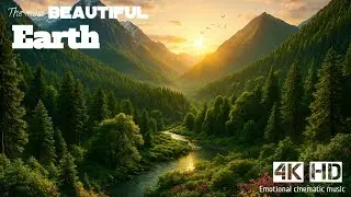 Green Mountain Sunrise | Cinematic Nature in 8K”#MountainSunrise#WildflowerValley#youtubeshorts  