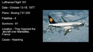 Top 5 deadliest Lufthansa crashes