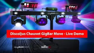 Hyra Discoljus Chauvet GigBar Move - Live Demo
