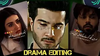 How To Edit Drama Clips Video For TikTok | Drama Scene Video Editing||No Copyright 
