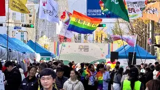 🏳️‍🌈 *MY FIRST!!!* LGBT Peaceful Parade in Gwangju, South Korea (Gwangju LGBT Festival) 🇰🇷