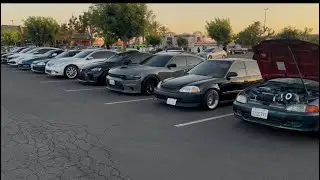Car meet in Hanford ca (short vlog)