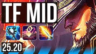 TWISTED FATE vs SYNDRA (MID) | 13/1/10, Legendary | EUW Diamond | 25.20