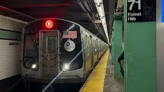 BMT Subway: R179 (M) Train Ride from Forest Hills-71st Ave to Metropolitan Ave via Jamaica Express