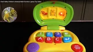 Chad Valley Children's Musical Multi Function Laptop Toy Video