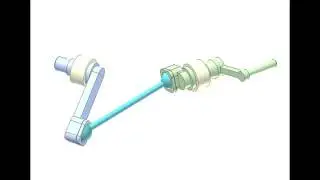 Spatial 4-bar linkage mechanism 3