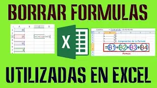 BORRAR FÓRMULAS UTILIZADAS EN EXCEL SIN MODIFICAR FORMA DEL ARCHIVO