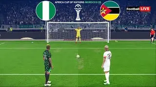 Nigeria vs Mozambique - Penalty Shootout | Africa Cup of Nations 2025 AFCON | eFootball PES