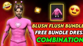 Blush Flush Bundle Combination | Bts Bundle Dress Combination | Dress Combination Free Fire