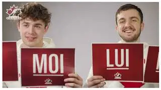 Les CO&Eacute;QUIPIERS Jordan Dumais et Mathis Rousseau croisent le fer!