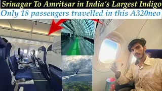 Trip Report Srinagar To Amritsar Flight Journey  Indigo Flight Journey Airbus A320neo