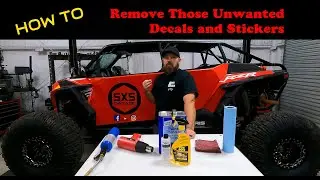 How to Easily Remove Stickers or Decals From Your Polaris RZR SXS