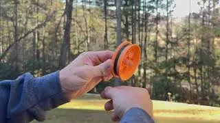 Reeling a GoReel  - Handline fishing reel