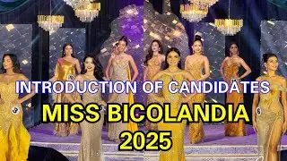 Miss Bicolandia 2025 | Introduction of 16 Candidates
