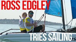Swimming Strongman Ross Edgley Tries Sailing with RYA Push the Boat Out