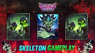 Castle crush 💥 Skeleton Deck 🔥 Gameplay