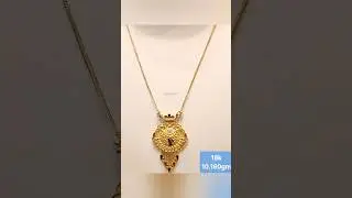 18k gold Kanthi chain design#gold#kanthi#goldjewellery#mystatusgold