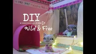 LPS: DIY Wild & Free Bedroom! Review + Room Tour!