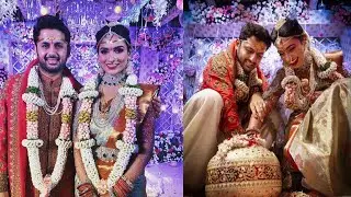 Hero Nithin Marriage Visuals|Nithin Weds Shalini|Marriage life|Nithin|cinema focus
