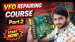 VFD Repairing Course Part 2 | DC Bus Voltage & Power Section Testing | Urdu/Hindi