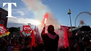 Protesters across France strike against plans to raise retirement age