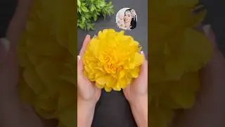 How to make Easy Tissue Paper Flowers  DIY Paper Craft Tutorial