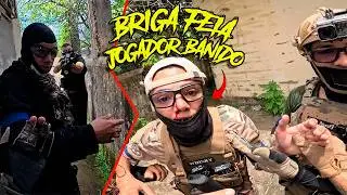 BR1GA FEIA NO JOGO! JOGADOR FOI BANIDO - Airsoft Gameplay