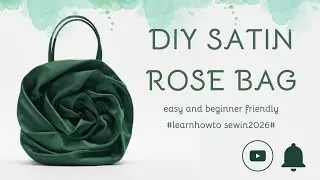 Rose Satin Bag - Pinterest Inspired 