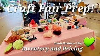 Craft Fair Vlog 2025 | Small Business Market Day, Inventory & Pricing Setup