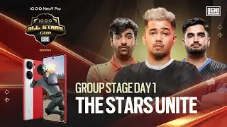 iQOO All Stars Cup Season 4 | Group Stage Day 1 | ft. GE, OG, TT