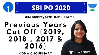 SBI PO Pre Previous Years Cut Off (2019, 2018 , 2017 & 2016)