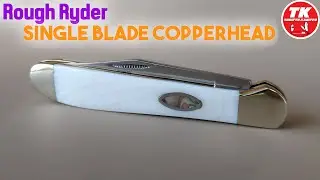 Карманный нож Rough Ryder с одним лезвием Pearl Copperhead RR382K