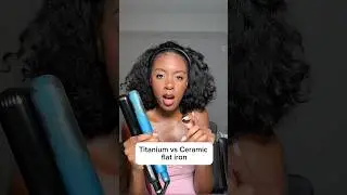 Титановые или керамические утюжки для шёлка! Что лучше? #grwm #hair