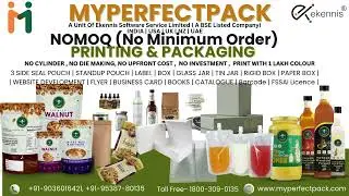 #myperfectpack #nomoq #digital #printing #standup #pouches #foodpackaging #printing #branding #viral