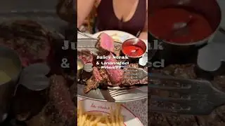 Steak and unlimited fries? #hongkong #hongkongfoodie #hongkonglife #steak #food