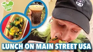 Vegan Hot Dogs and a Root Beer Float on Main Street USA