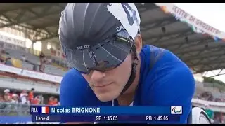 800m T53 Finale Grosseto 2016 IPC european Championship