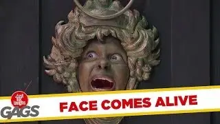 Face Door Knocker Comes to Life