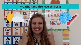 Learning about Weather using the Five Senses!!! Preschool Weather Activities Part 1!!!